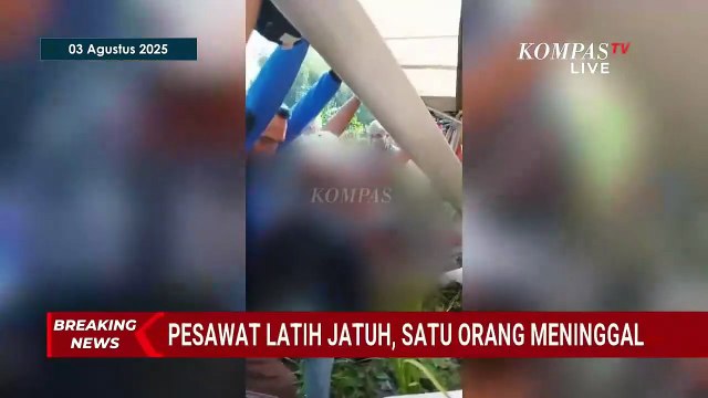 Breaking News! Detik-Detik Pesawat Fasi Jatuh di Ciampea Bogor, Satu Orang Meninggal