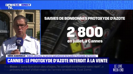 Cannes: 2.800 cartouches de protoxydes d'azote saisies en juillet par les forces de l'ordre
