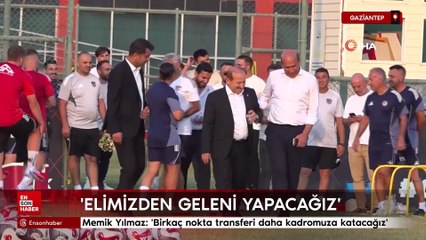 Memik Yılmaz: 'Galatasaray maçında galip gelmek için elimizden geleni yapacağız'