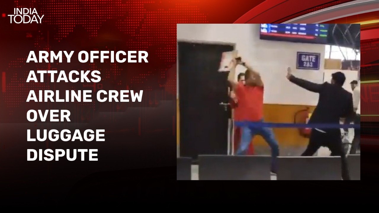 SpiceJet staff assaulted by Army officer over luggage fee, causing serious injuries