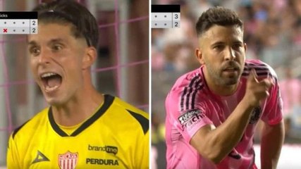 Jordi Alba segna su rigore e prende in giro il portiere del Necaxa