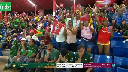 West Indies vs Pakistan 2nd T20I Highlights 2025
