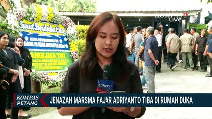 Jenazah Marsma Fajar Adriyanto, Korban Pesawat Jatuh di Bogor Tiba di Rumah Duka |KOMPAS PETANG