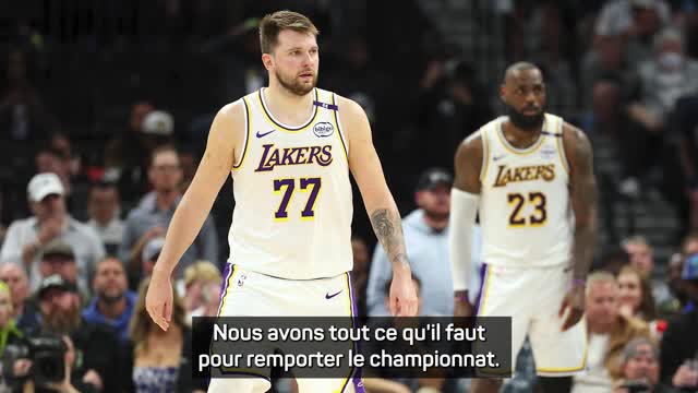 Lakers - Doncic : "Nous avons tout ce qu'il faut pour remporter le championnat"
