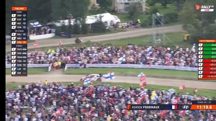 WRC 2025 Finland Power Stage Fourmaux Puncture Stop