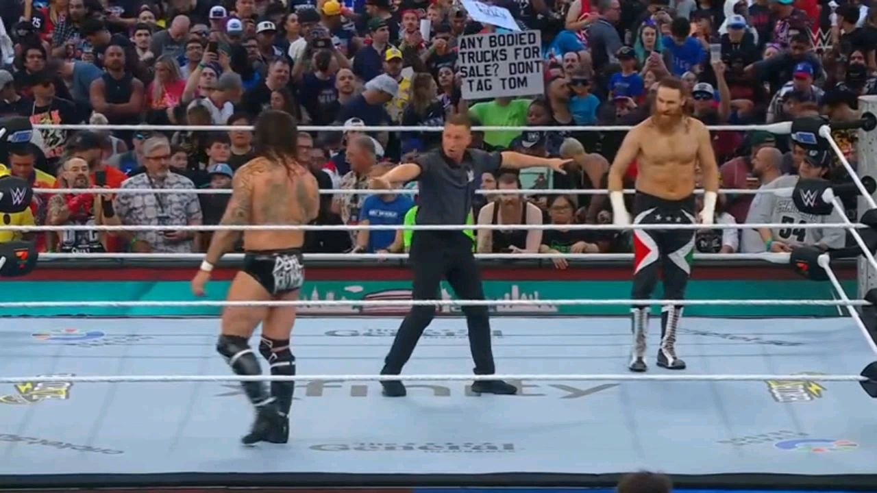sami Zayn vs Karrion kross Full match summerslam night 1