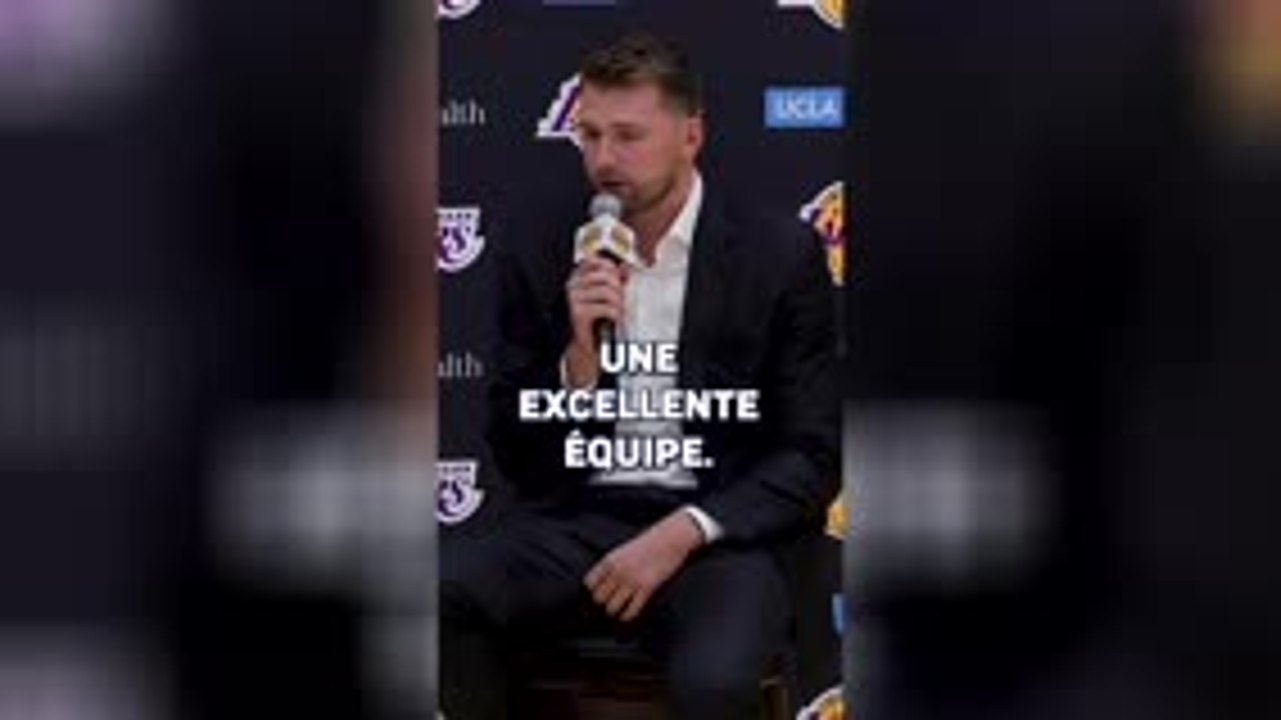 Lakers - Doncic : "Nous avons tout ce qu'il faut pour jouer le titre"
