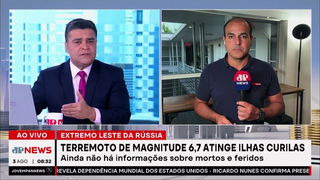 Terremoto de magnitude 6,7 atinge Ilhas Curilas, no leste da Rússia