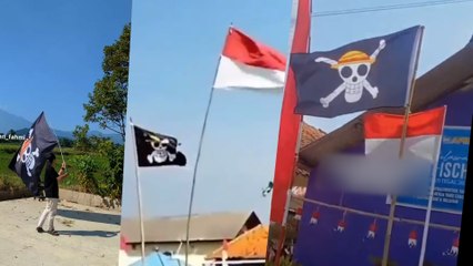 Des drapeaux « One Piece » pour s'opposer au gouvernement indonésien