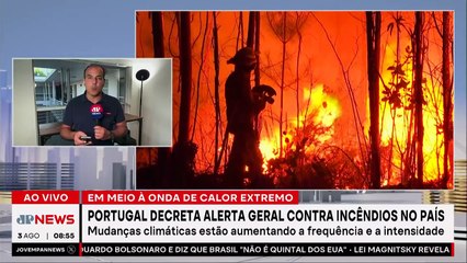 Portugal decreta alerta geral contra incêndios no país