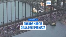 Sydney: marcia per la pace a Gaza presso l'iconico Harbour Bridge