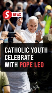 Pilgrims overwhelmed with emotion as Pope Leo inspires Catholic youth