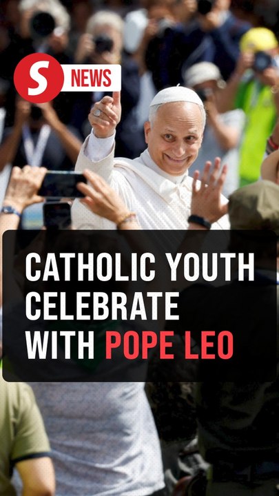 Pilgrims overwhelmed with emotion as Pope Leo inspires Catholic youth