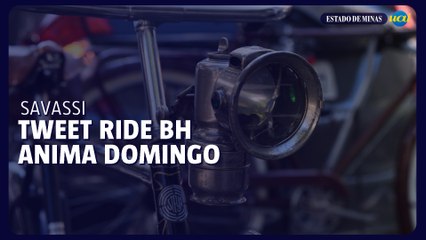 Tweet Ride BH anima domingo na Savassi.