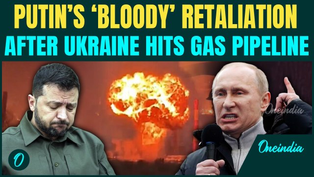 Putin UNLEASHES Hell On Ukraine | Moscow’s REVENGE As Ukraine Drones ‘Shut’ Russian Gas Pipeline