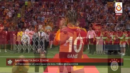 Galatasaray - Sané et Osimhen présentés officiellement aux fans