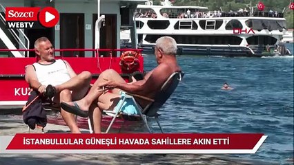İstanbullular soluğu sahillerde aldı