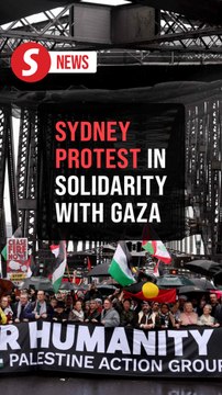 Tens of thousands join pro-Palestinian march over Sydney Harbour Bridge