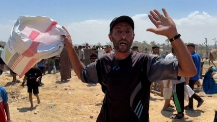« C'est une humiliation » : à Gaza, des largages d'aide humanitaire « insuffisants » et qui sèment le chaos