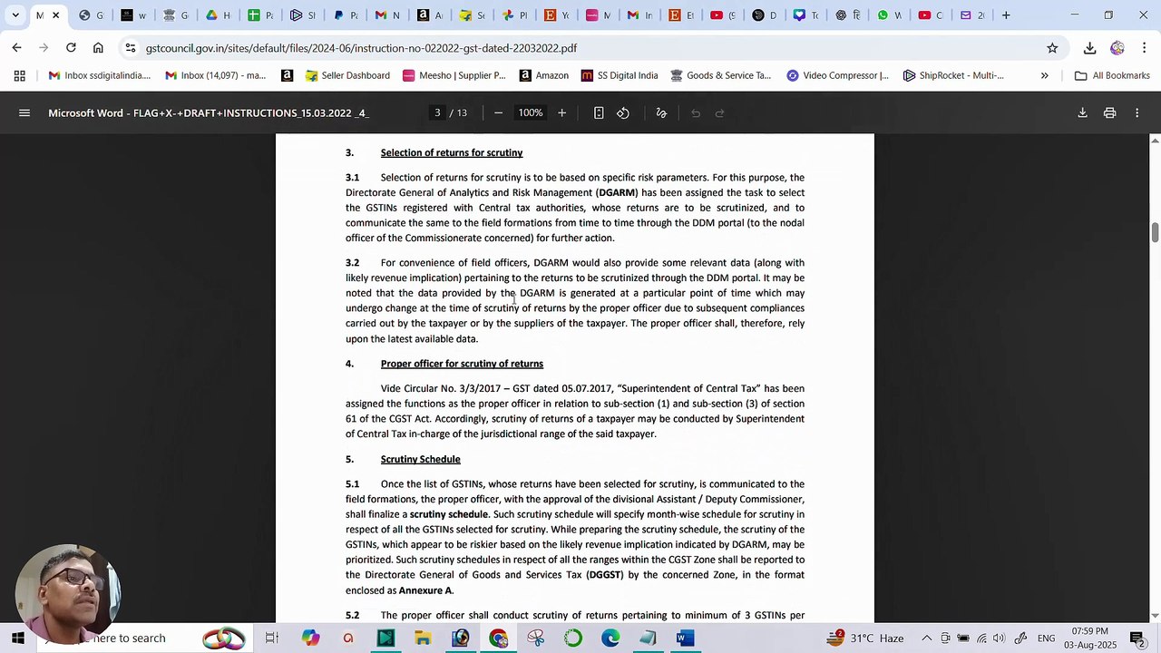 All About Scrutiny in GST Portal _ ASMT-10 to ASMT-12 Explained
