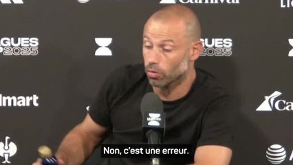 Inter Miami - Mascherano dénonce la désignation d’un arbitre mexicain face à Nexaca