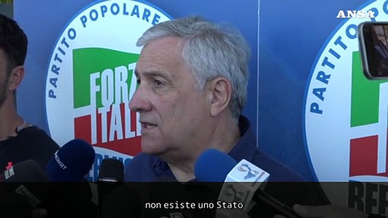 Tajani: "Non ci sono le condizioni per riconoscere lo Stato della Palestina"