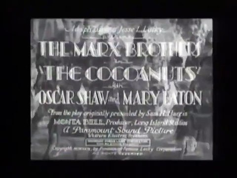 The Cocoanuts (1929)