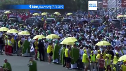 Pápa beszél több mint egymillió fiatalhoz Rómában ✨