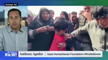 Fmr. Green Beret Who Worked at Gaza Food Sites Talks about Starvation and Genocide