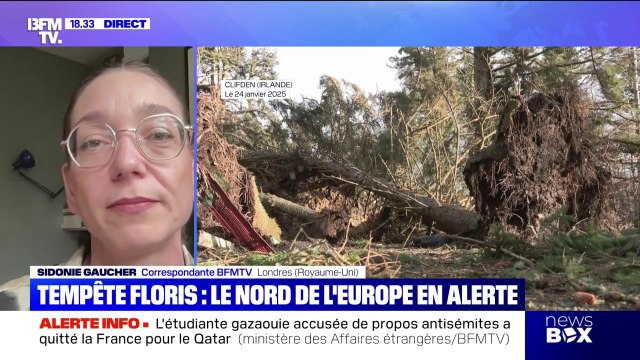 Des rafales de vent jusqu'à 130km/h: le nord de l'Europe en alerte à l'approche de la tempête Floris