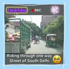 Feel the breeze of adventure!  #SouthDelhiVibes #DelhiAdventures #StreetRides #CityExplorers #ViralReels