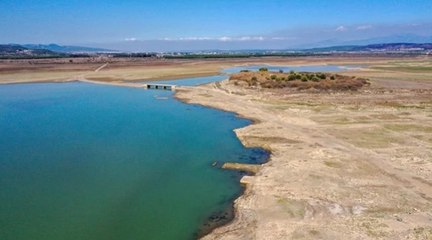 Baraj kuruyunca ortaya çıktı, yürüyerek karşıya geçilebiliyormuş!