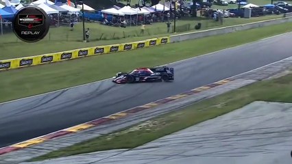 IMSA 2025 Road America Goldburg Disaster Start Spin Crash