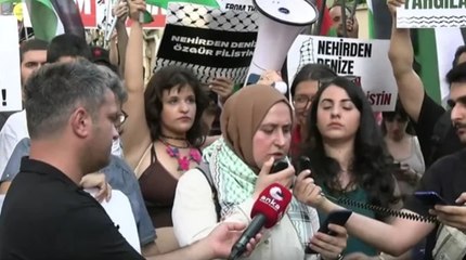 Kadıköy'deki Filistin'e destek yürüyüşünde gözaltı kararı