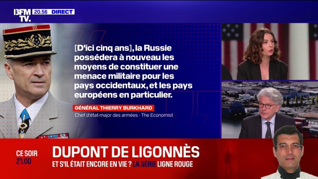 Une attaque russe dans cinq ans? On n'est pas dans une confrontation amicale avec le régime de Vladimir Poutine , affirme Thierry Breton