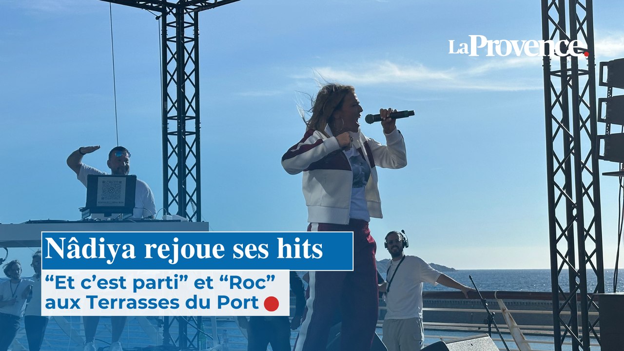 Nâdiya rejoue ses hits “Et c’est parti” et “Roc” aux Terrasses du Port