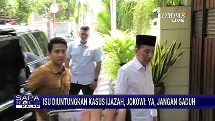 Isu Diuntungkan dalam Kasus Tudingan Ijazah Palsu, Jokowi: Ya, Jangan Gaduh