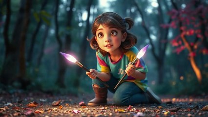 The Magic Paintbrush_ A Girl's Journey to a Hidden Kingdom _ Enchanting Kids' Storytime (1)