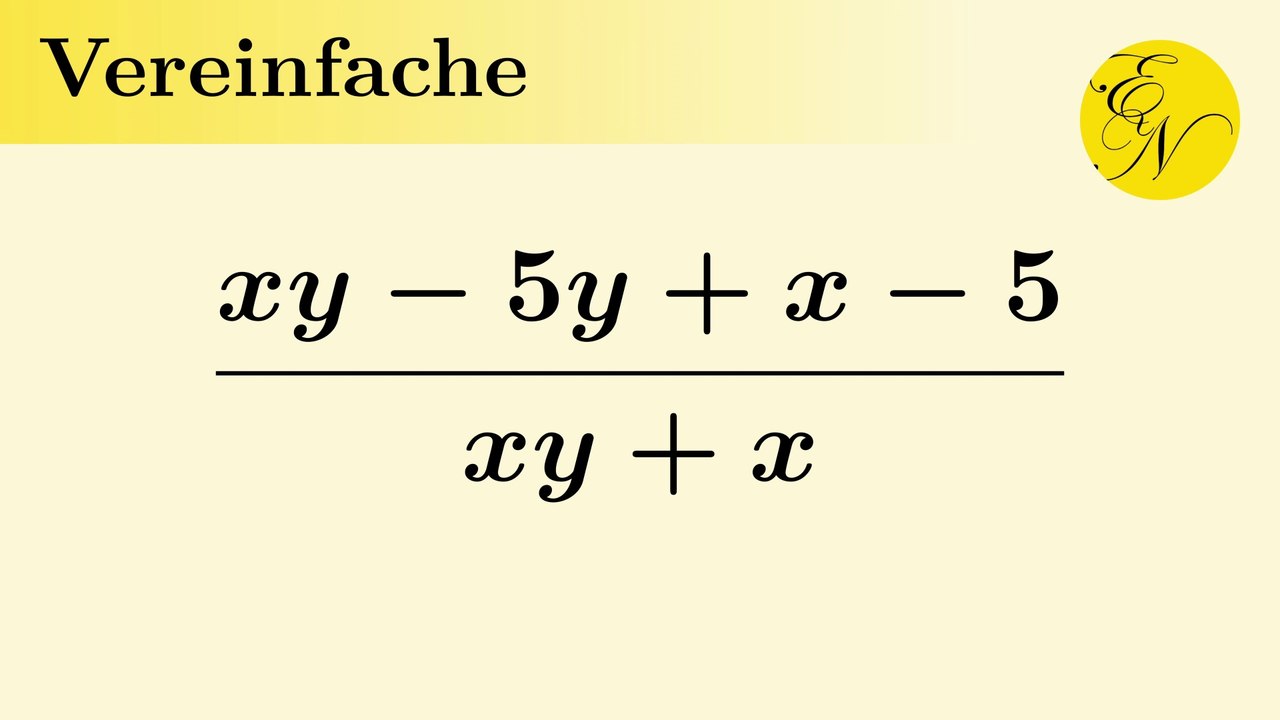 Bruchterme mit Summen kürzen