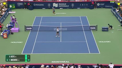 Montréal - Keys sauve deux balles de match contre Muchova