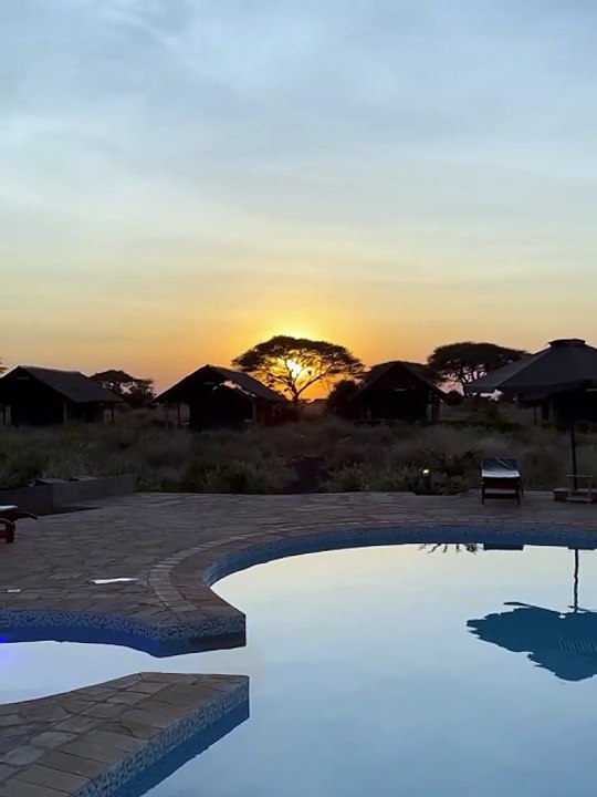 Αθηνά Οικονομάκου - Το βίντεο που δημοσίευσε με το ηλιοβασίλεμα στην Αφρική