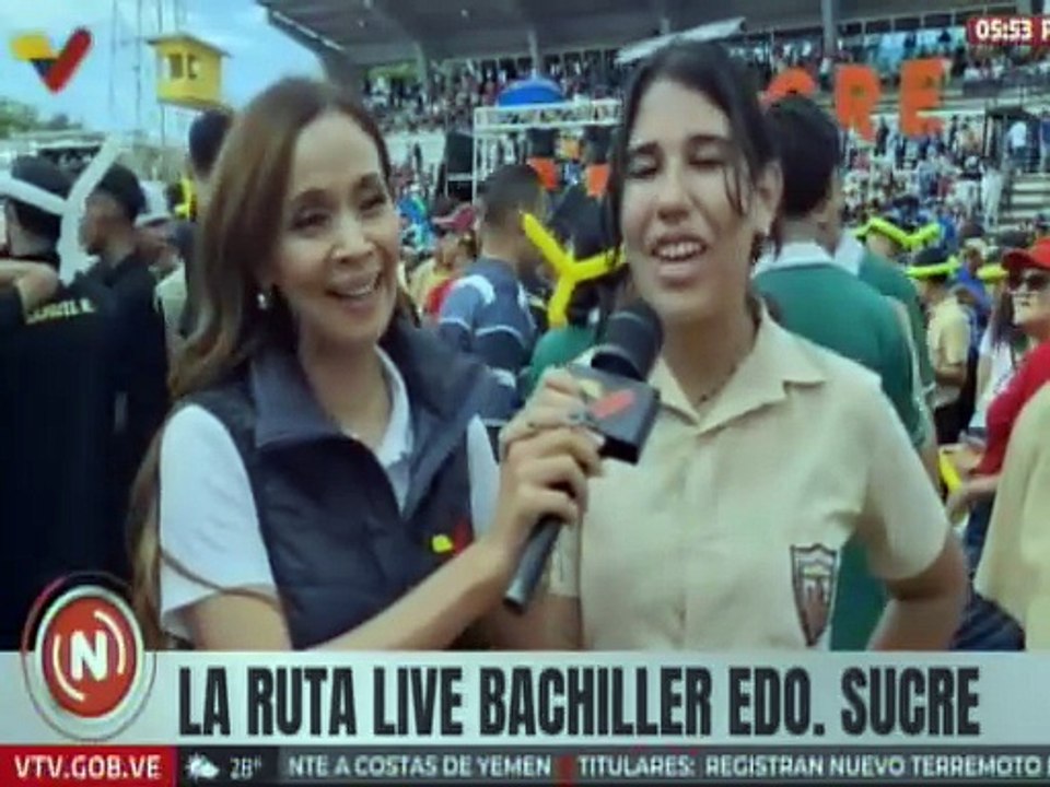 Sucre | Bachilleres disfrutan de la maravillosa experiencia de la Ruta Live Bachiller 2025