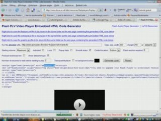 Mettre video Flv sur site web