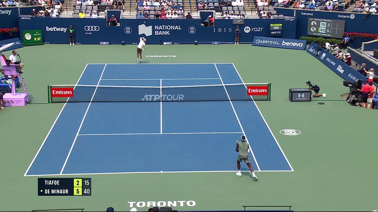 De Minaur battles to reach Canadian Open quarter-finals