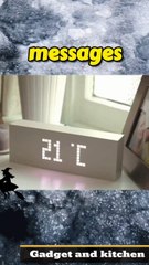 Gingko Message Click Clock