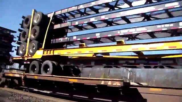 Stacker with NS 7662 up front & CSX 852 trailing second!!! - ns4270railfan (720p, h264)