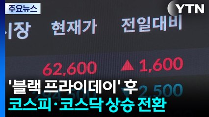 '블랙 프라이데이' 후 코스피·코스닥 상승 전환 / YTN