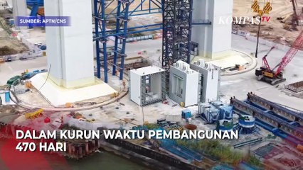 China Bangun Jembatan Raksasa! Sudah Menjulang Setinggi 171 Meter