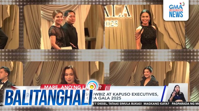 Biggest names sa showbiz at Kapuso executives, nagsama-sama sa GMA Gala 2025 | Balitanghali