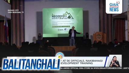 Daan-daang barangay at SK officials, nakibahagi sa entrepreneurship development training | Balitanghali